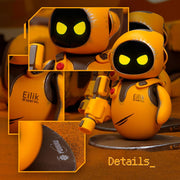 Energize Lab Eilik DQ Interactive Robot Toy, Desert Yellow, Expressive Emotions, Mini-Games, AI Playmate for Kids