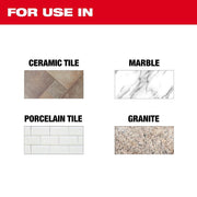 Milwaukee 10 in. Diamond Max Continuous Tile Diamond Blade, Red, Diamond-Coated Steel, 49-93-9210