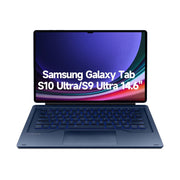 Dexnor 2654244 Keyboard Case for Samsung Galaxy Tab S10 Ultra S9 Ultra 14.6 Inch Magnetic Detachable Backlit Keyboard with Multi-Touch Trackpad and Stylus Holder Blue