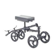 Equate EQKW501 Folding Knee Walker Alternative to Crutches, 10in Front Wheels, 350lb Weight Capacity