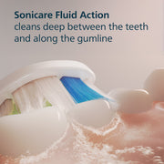 Philips Sonicare W DiamondClean Electric Toothbrush Replacement Heads, Whitening, White, 2 Pack, HX6062/77