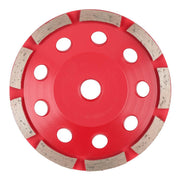 Milwaukee 4.5 Inch Single Row Diamond Cup Wheel, Red, 5/8