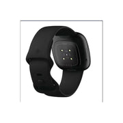 Fitbit FB512BKBKLBNDLS Sense Steel Black Large Health & Fitness Tracker Smartwatch