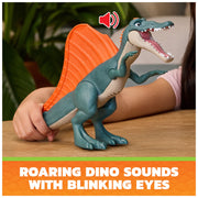Spin Master PAW Patrol Dino Movie Rise & Roll Dino Playset with Rex and Spinosaurus Figures, Multicolor, Ages 3+, 6076188