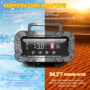 GPED TK-1200 20A Battery Charger 12V/24V LiFePO4 Lead Acid Fully Automatic Battery Maintainer, Yellow
