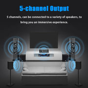 Sunbuck AV555BT 4000W Surround Sound Bluetooth Audio Power Amplifiers Receiver for Home Stereo Theater System
