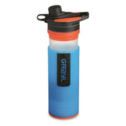 Grayl GeoPress Portable Water Filter Bottle, 24 oz, Bali Blue, Rapid Purification in 8 Seconds, BPA-Free, 400-BAL