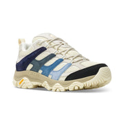 Merrell Moab 3 Low Hiking Shoes, Cream/Multi, Size 9, Vibram TC5+ Outsole, Air Cushion Technology, J500559
