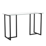 Martha Stewart Elli Desk - Clear Oil Rub Brnz CLEAR ONE SIZE