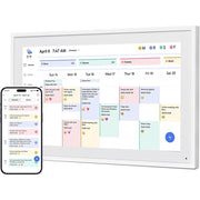 EKASN 10.1 Digital Calendar Chore Chart, 1080P FHD Interactive Touchscreen Smart Family Planner, White, TP10