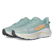 Hoka Women's Challenger 8 Running Shoes, Jade/Cosmic Grey, Size 7 B Medium, Trail and Road