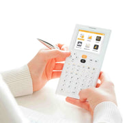 NumWorks N0110 Graphing Calculator, High-Resolution Color Screen, USB-C Charging Cable, White