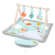 Bright Starts Disney Winnie The Pooh Once Upon a Tummy Time Activity Gym, Multicolor, Large, Newborn to 12 Months, 13124