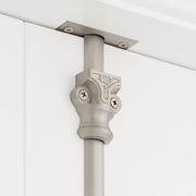 Signature Hardware SH552206BN 955211-1.75 Helmina 6 Inch Tall Window Cremone Security Bolt - Brushed Nickel