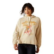 Ariat 10062831 Essential Sendero Yeehaw Long-Sleeve Hoodie for Ladies - Oyster Grey - S