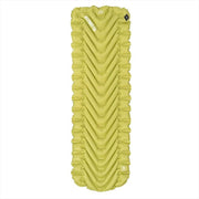 Klymit Static V Summit Sleeping Pad, Body-Mapped V-Chamber Design, Lightweight Synthetic Insulation, Yellow Chartreuse, 72 x 23 in, 24 oz, 06SMEG01A