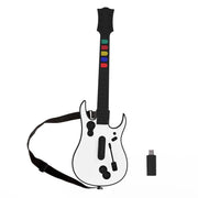NBCP Wireless Guitar Controller for PC and PS3 with Dongle, White - Compatible with Guitar Hero and Rock Band Games