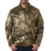 Realtree APX Men's Chill Cutter Softshell Hunting Jacket, Windproof, Integrated XL
