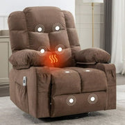YLtoohoom Massage Rocker Recliner Chair Rocking Chairs for Adults w/ 2 Cup Holders USB Charge