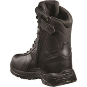 BD Protective Equipment BOPS8002 8/M/W Battle Ops 8'' Waterproof Side-Zip Composite Toe Tactical Duty Boots for Men - Black - 8M