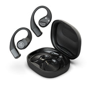 JLab Epic Open Sport Air Conduction Wireless Earbuds, Black, Bluetooth 5.4, 30 Hour Playtime, IP55 Sweat and Dust Resistant, Hi-Res Certified