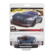Mattel Hot Wheels Premium Nissan Z Nismo 1:43 Scale Diecast Car with Real Riders Tires, Metal Body, Multicolor, HWT06