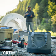YETI Camino 35 Carryall Tote Bag, Waterproof, Puncture-Resistant Thickskin Shell, Deployable Dividers, Wetlands Camo, 35 Liter
