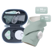 Owlet Dream Sock On-The-Go Bundle Baby Movement Monitor with Medical-Grade Accuracy Sage Color Travel Case