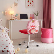 Strawberry Shortcake WK561015 Kids Figural Desk Chair, Pink/Red