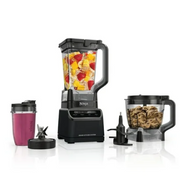 Ninja KS500 Grand Kitchen System 1200W 72 oz Pitcher 8-Cup Food Processor 18 oz To-Go Cup 4 Presets - Smoothies Extract Dough and Chop Black