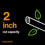 Fiskars PowerGear2 Titanium Tree Trimming Lopper, 32 in, 2 in Cut Capacity, Black, 1077514
