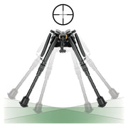 Caldwell 247142 XLA Bipod Pivot Model Stud Mount Black w/ Swivel, Style: 6-9 Inch