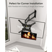 FORGING MOUNT HY9281-B Long Arm TV Wall Mount with 40.75 Inch Extension