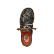 Hey Dude Wendy Slip-On Loafers, Mossy Oak Country DNA Camo, Lightweight Ripstop Cotton Upper, Cushioned Memory Foam Insole, Flexible Rubber Outsole, 40788-960