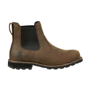 Carhartt Men's Frontier Water Resistant Chelsea Work Boots, Soft Toe, Mossy Brown Leather, 6-Inch, Size 14 M, FN5155-M