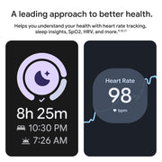 Google Pixel Watch 4, 41mm, Matte Black Aluminum Case, Obsidian Active Band, Actua 360 Domed Display, Health and Fitness Tracking, Gemini AI, Wi-Fi