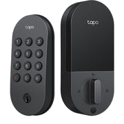 TP-Link Tapo DLW10 Smart Deadbolt, BHMA Grade 3, IP54 Weatherproof, 5 Secure Unlock Methods, Auto-Lock, Real-Time Alerts, Keypad, Bluetooth, Wi-Fi, Voice Control