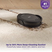 Shark RV2100 Navigator Robot Vacuum, SmartPath Navigation, Self-Cleaning Brushroll, Automatic Dirt Disposal, Black