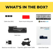 Blackvue DR590X-1CH Plus Dash Cam, Full HD 1080p 60FPS, STARVIS Sensor, Built-In Wi-Fi, Parking Mode with Hardwiring Cable, 32GB Storage