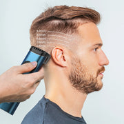 Sejoy LFQ-F3-BLU Men's Beard Trimmer, Hair Clippers, Waterproof Electric Nose Haircut Mustache Body Trimmer Cordless Foil Shaver Grooming Kit, USB Rechargeable and LED Display Home Travel (Blue)