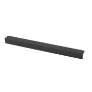 Alno Tab Solid Brass Surface Mount Appliance Handle Matte Black 18 Inch Center to Center