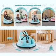 Neche WJL010LA-LB 12V Bumper Car with Remote, Light Blue