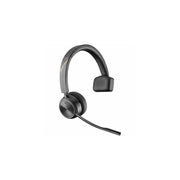 Poly Savi 7210 Wireless DECT Office Headset, Monaural, Noise-Canceling Microphone, Black, 400 ft Range, 12 Hours Talk Time, 7W6D4AAABA