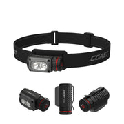 Coast WPH20R 2000 Lumen Rechargeable LED Headlamp with Clip and Magnetic End Cap, IP67 Waterproof