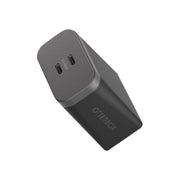 OtterBox Premium Pro Power Adapter, 60 Watt, Dual USB-C Outputs, Programmable Power Supply, Nightshade Black