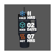 Stanley Quencher Flowstate 40oz Stainless Steel Tumbler with Double-Wall Vacuum Insulation, FlowState Lid, Comfort-Grip Handle, Hibiscus