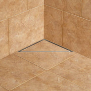 Signature Hardware ZC3-CT01-BR-8-C Brushed SS Triangle Shower Drain-Removal Tool and Filter