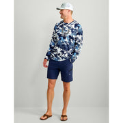 Huk KC Icon Apex Vert Long-Sleeve Hoodie for Men - Marolina Blue - L
