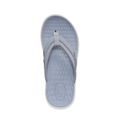 HEYDUDE 4442-3Av Finn Flip Sandals for Men, Olive/Grey, 10M