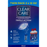 Clear Care Cleaning & Disinfection Solution, 12 Ounce - Twin Value